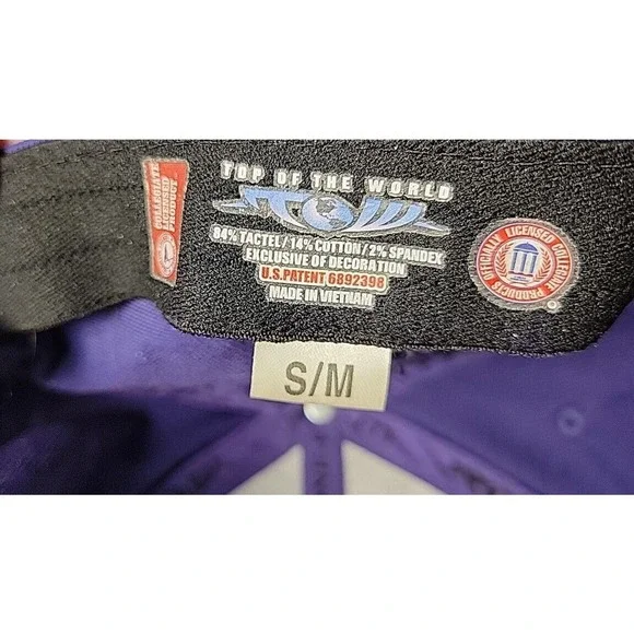 NCAA Clemson Tigers Hat Cap Flexfit One Size S/M College Top Of The World - Picture 6 of 10